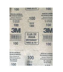 LIJA DE AGUA NO.100 3M