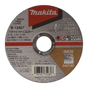 DISCO PARA CORTAR ACERO INOX 5" CEN PLANO 