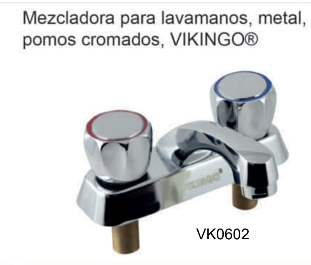 MEZCLADORA PARA LAVAMANOS VIKINGO