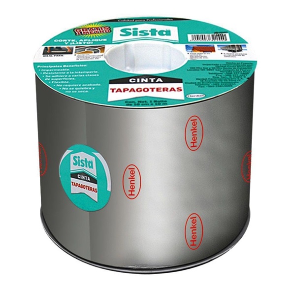 CINTA TAPAGOTERAS SISTA 10 CM X 10 METROS