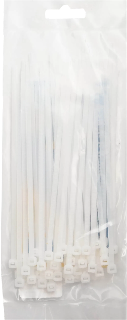 CINCHO PLASTICO 6" BLANCO PAQ/50