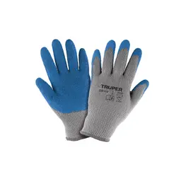 GUANTES DE POLIÉSTER RECUBIERTOS DE LATEX, M, TRUPER 15266