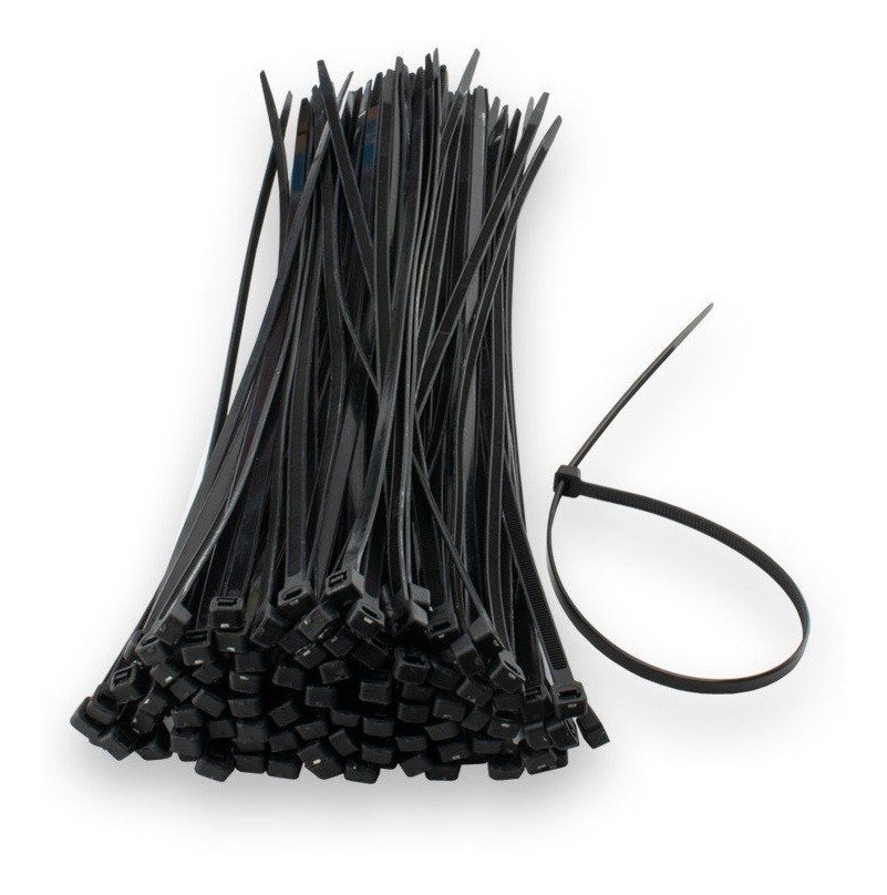 CINCHO PLASTICO DE 12"  NEGROS UNIDAD