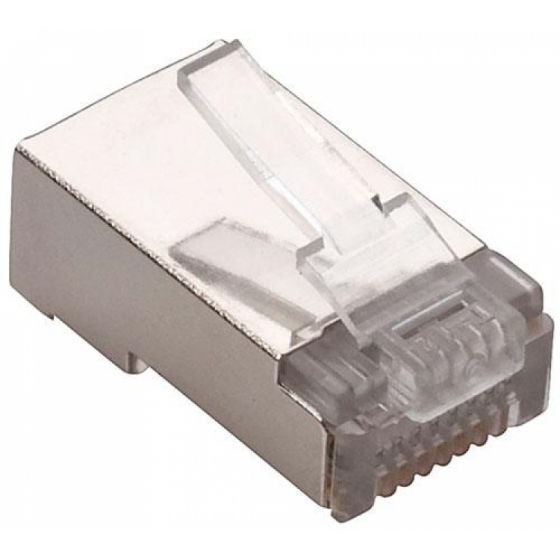 CONECTOR RJ45 BLINDADO PARA STP CAT 5E