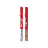 Marcador industrial fino metalico multicolor MILWAUKEE (2pack)