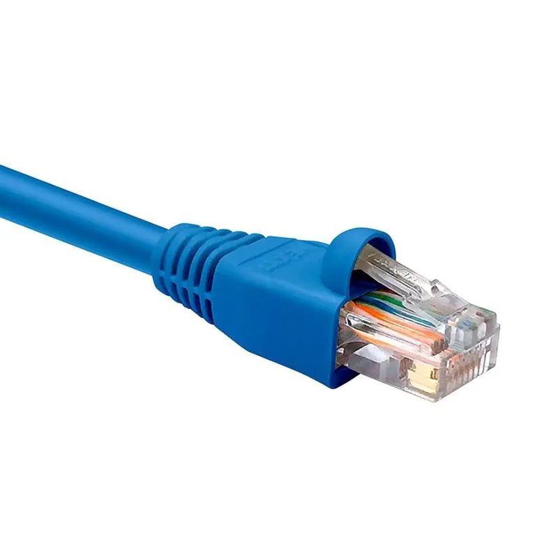 CABLE DE RED RECTO CAT 5E AZUL 2.1 MTS. 