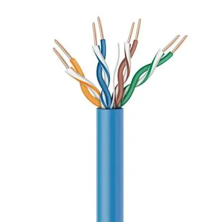 CABLE DE RED TENZADO CAT 5E AZUL 2 MTS