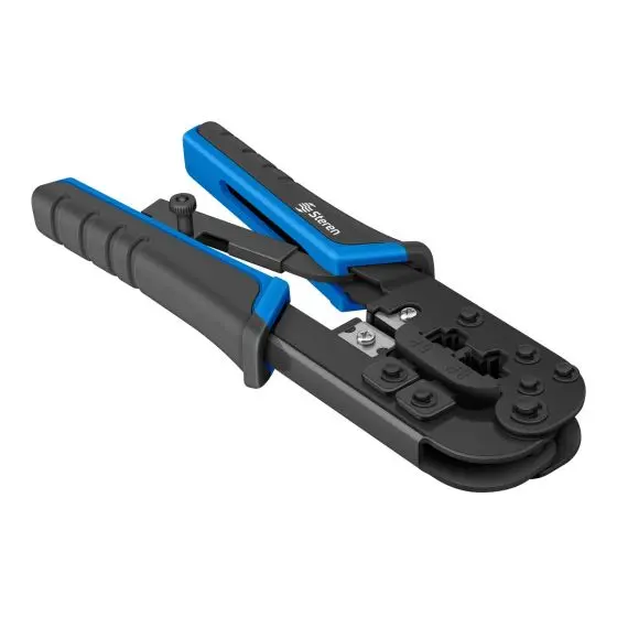 Pinza ponchadora de plug RJ12 y RJ45 