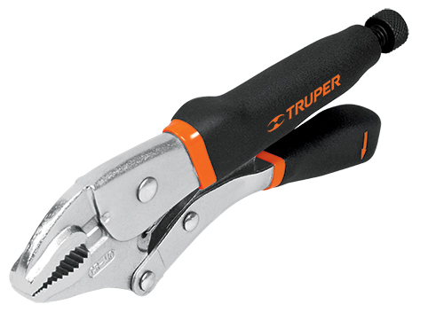 PINZA DE PRESION CURVA 10 TRUPER 17436