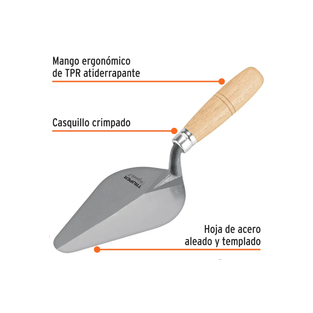 CUCHARA PARA ALBAÑIL FORJADA NO.6 12990