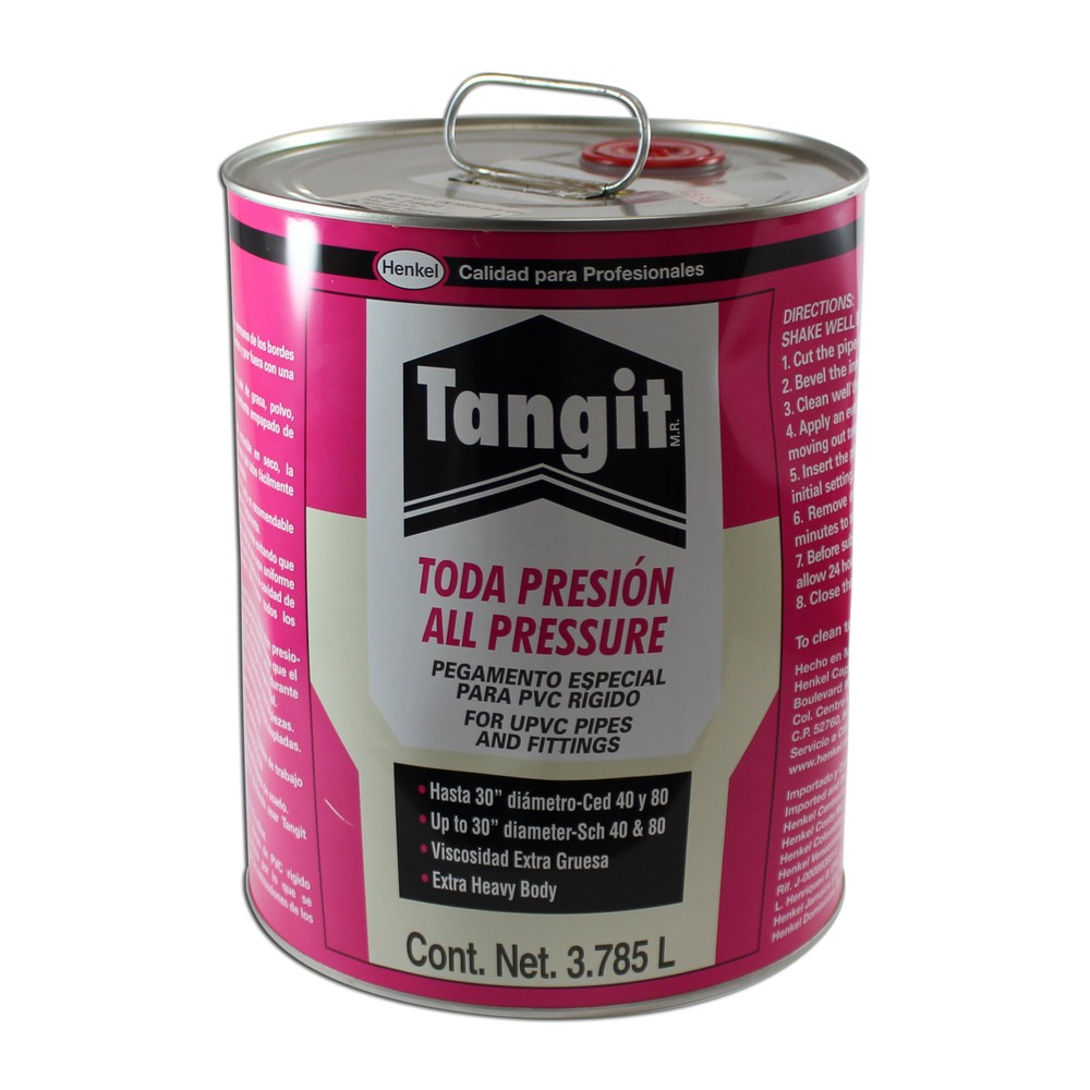 PEGAMENTO PARA PVC TANGIT 1/4 GALON