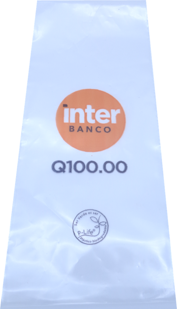 BOLSAS PLASTICAS DE Q. 100.00 INTERBANCO 