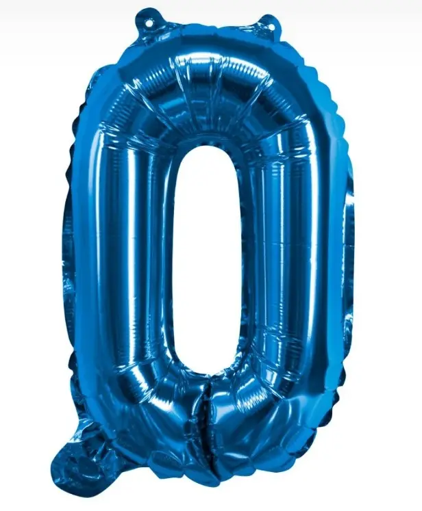 GLOBO NUMERO "0" AZUL 32" FAST  (18335-0)