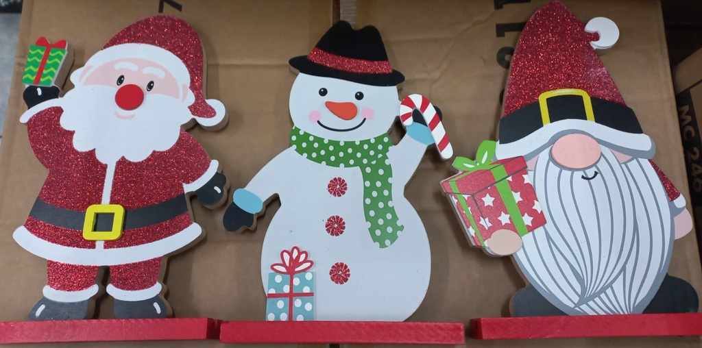 ADORNO NAVIDEÑO DE MADERA