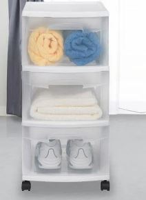 ORGANIZADOR PLASTICO DE 3 GAVETAS - STERILITE
