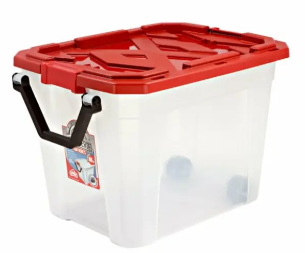 CAJA FUERTE TRANSPARENTE CON RODOS 88 LTS.