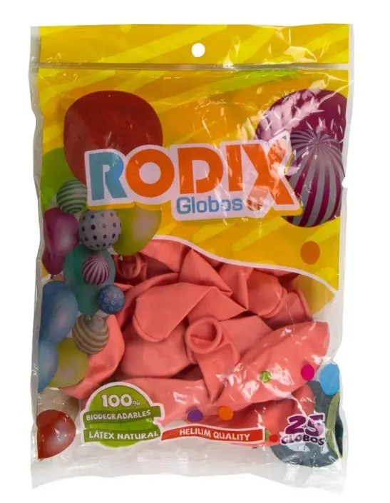 GLOBOS RODIX #9 CORAL SALMON BOLSA/25 (56540)