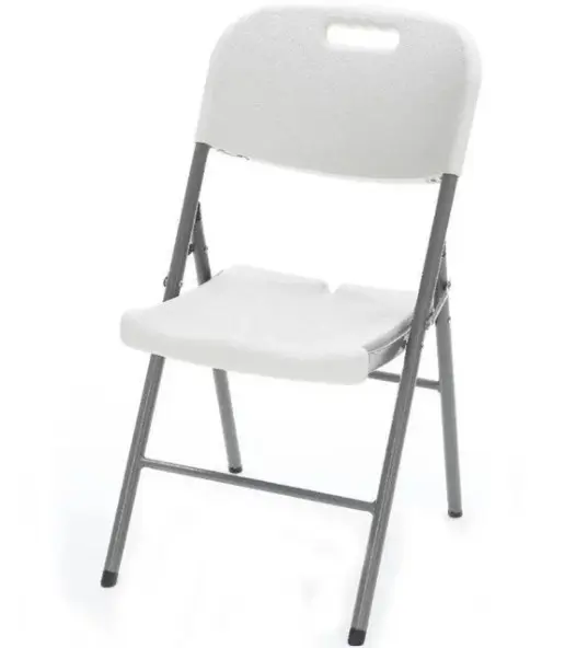 SILLA PLEGABLE BLANCA DVSUPPLY