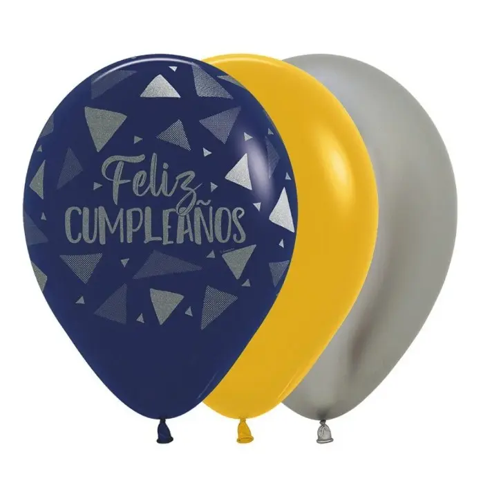 GLOBOS SEMPERTEX BOUQUET FASHION TRIANGULOS BX8 (19155-3)