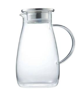 PICHEL DE VIDRIO CON TAPA DE 1.6 LTS