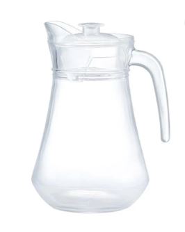 PICHEL DE VIDRIO CON TAPA DE 1.3 LTS