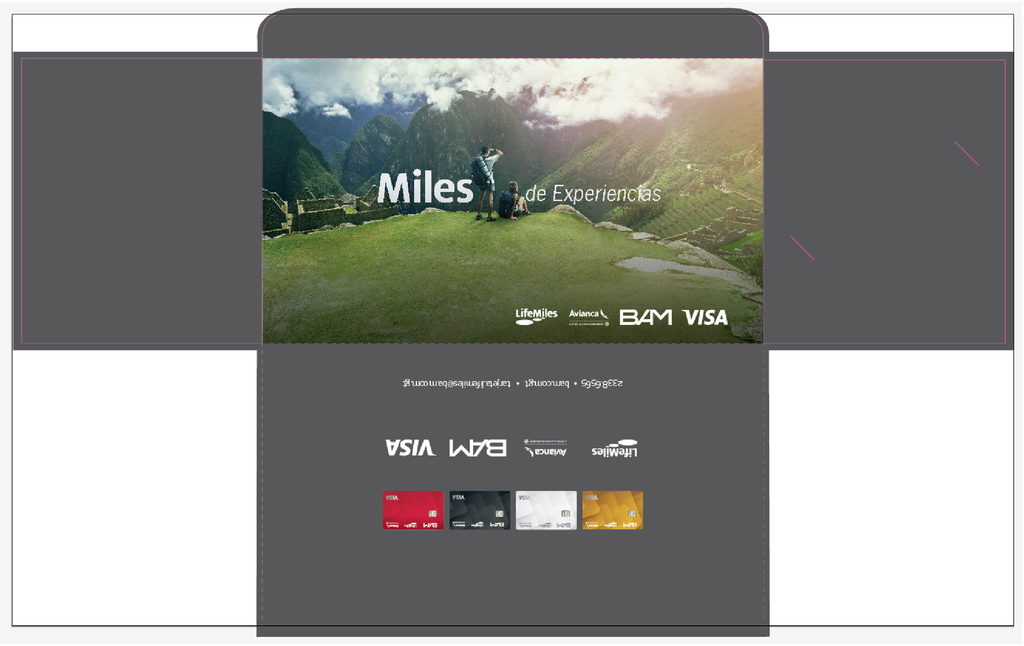 SOBRES DE BIENVENIDA LIFE MILES F-913