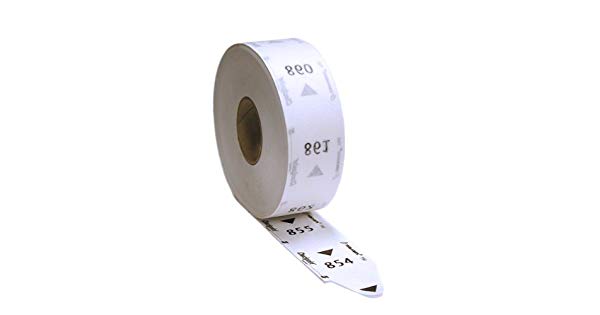 PRECINTO AUTOADHESIVO $5.00 ROJO BPG P/100