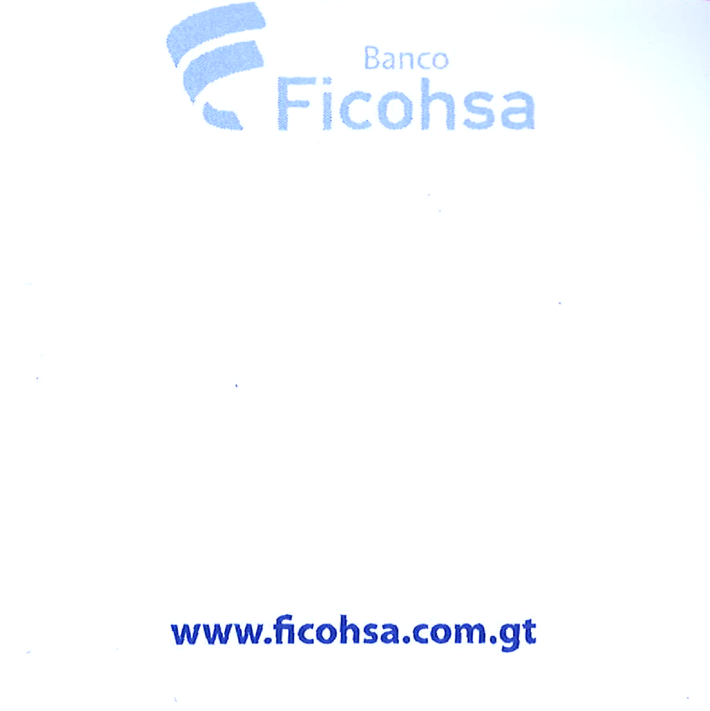 BLOCK DE NOTAS CON LOGO FICOHSA CUBO 500