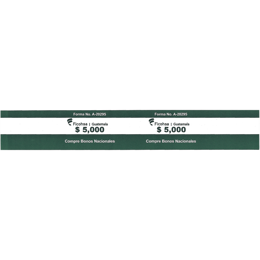 PRECINTO DOLARES $  5,000.00 FICOHSA P/100