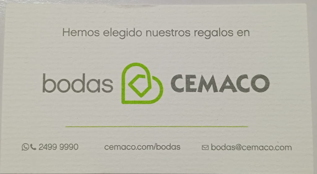 TARJETAS HEMOS 860739  P/100