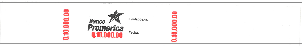 PRECINTOS Q.10,000 PROMERICA P/100 (IMP1509)