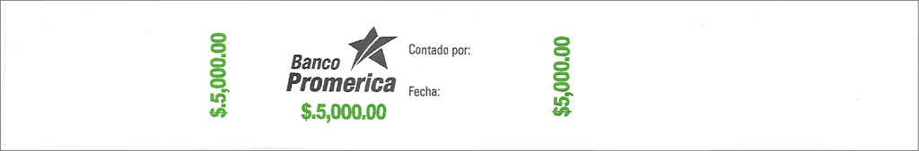 PRECINTOS $5000.00 PROMERICA P/100