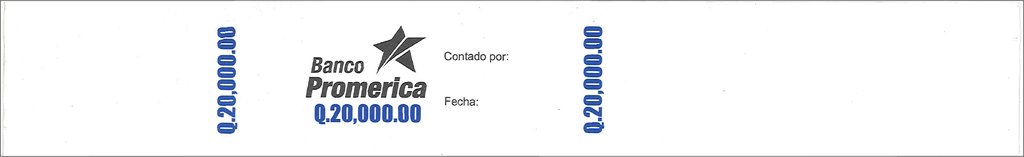 PRECINTO Q20,000.00 B PROMERICA P/100