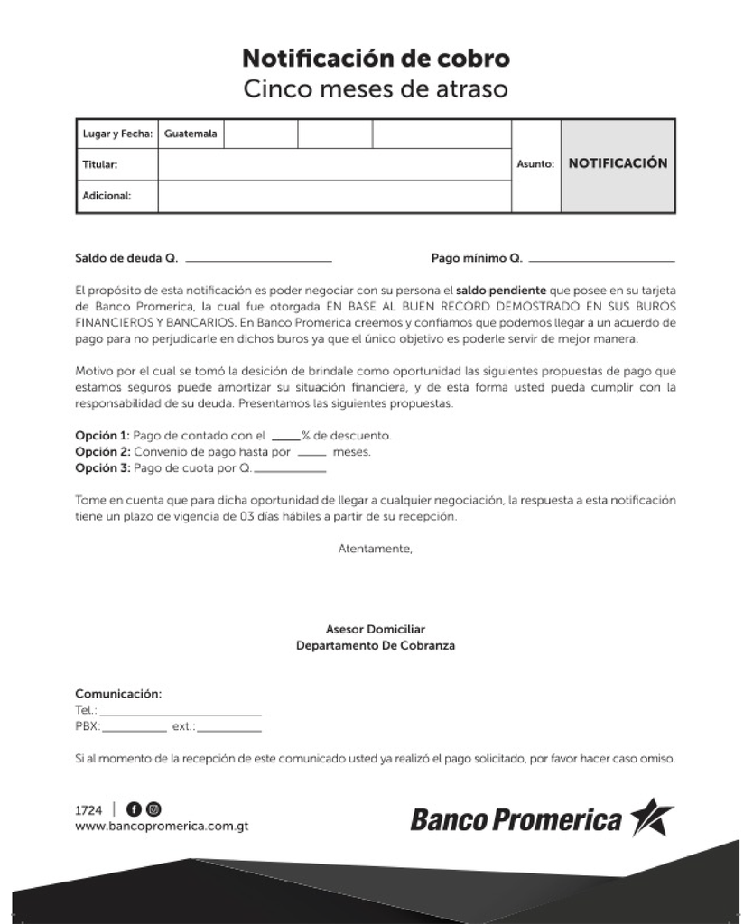BLOCK NOTIFICACION MORA 5 MESES 150 DÍAS 