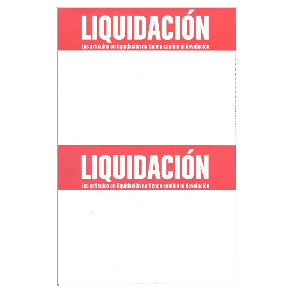 HABLADOR LIQUIDACIÓN 1/2 CARTA 1002112 