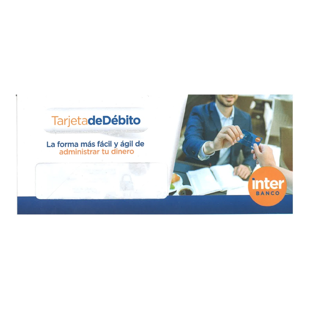 SOBRES KIT TARJETA DE DÉBITO CAJA 2000