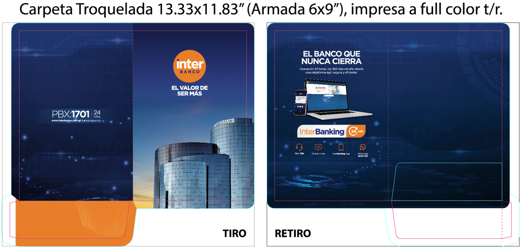 CARPETA BANCA DE PERSONA INTERBANCO P/50