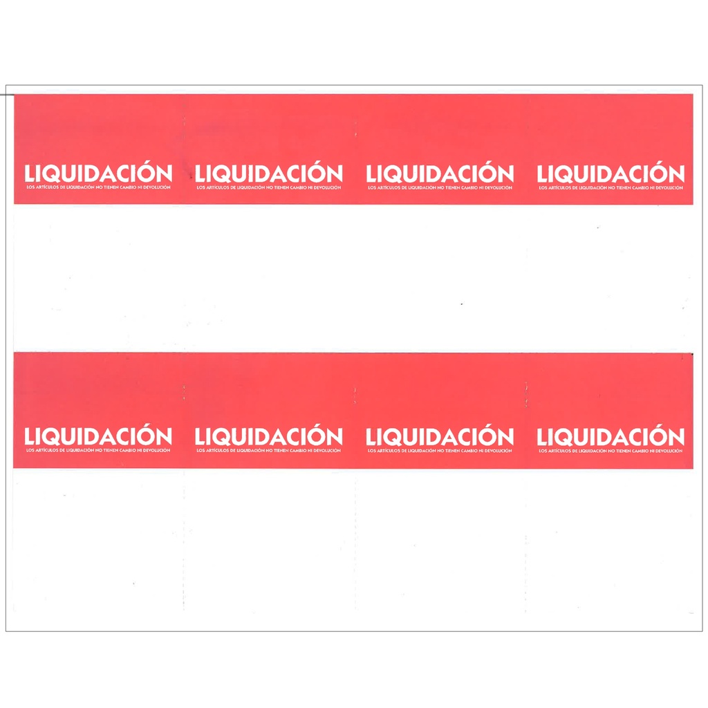 DESC. HABLADOR LIQUIDACIÓN 1/8 CARTA  NEW