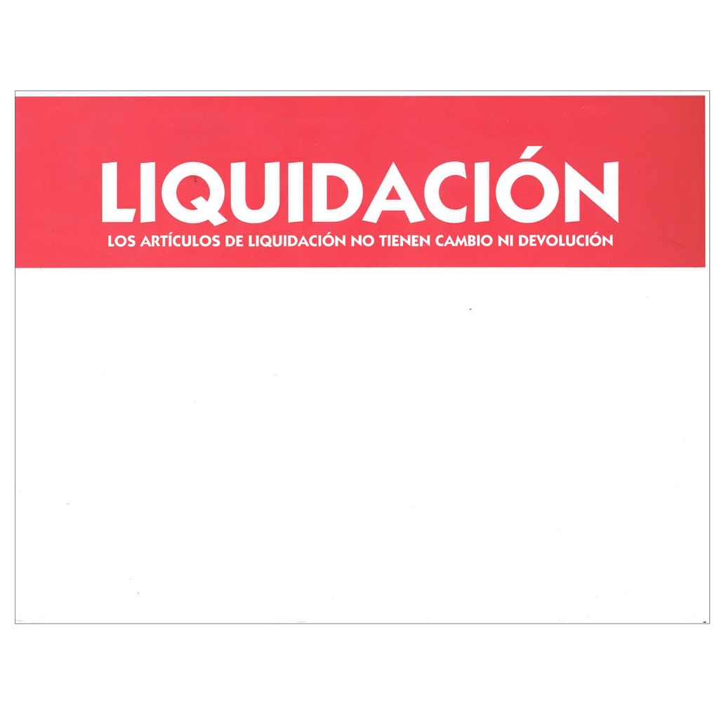 HABLADOR LIQUIDACIÓN CARTA 860400 NEW
