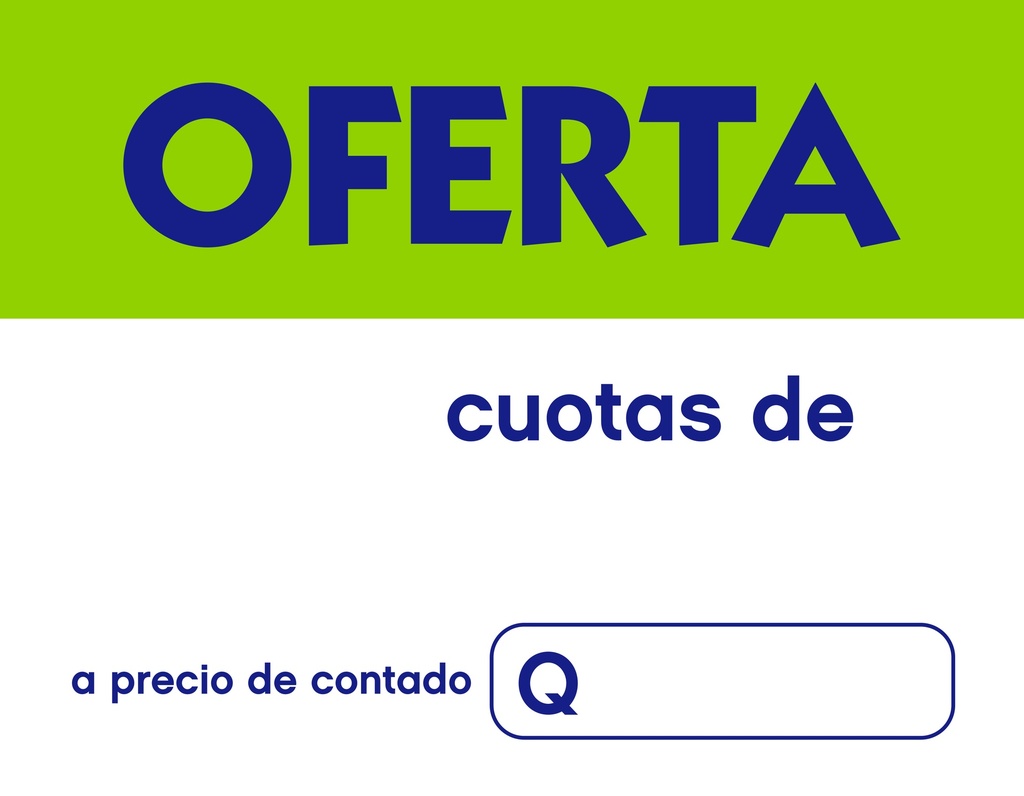 HABLADOR OFERTA CUOTAS CARTA P/100 NEW