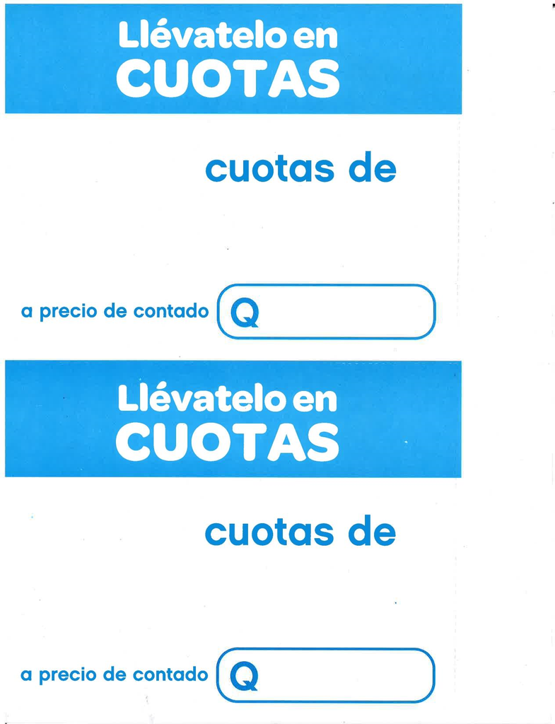 DESC. HABLADOR 1/2 PAGINA LLÉVATELO EN CUOTAS