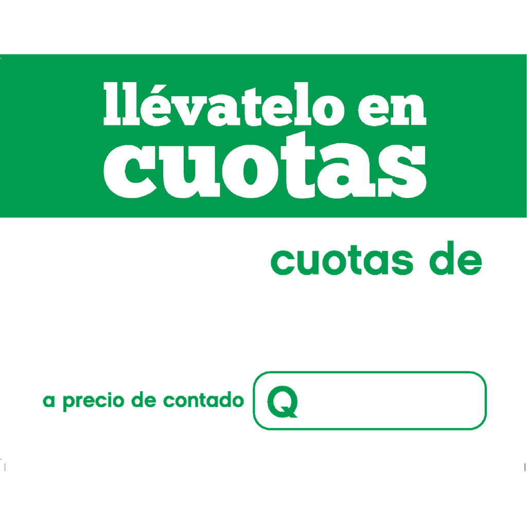 HABLADOR 1 PAGINA LLEVATELO EN CUOTAS 