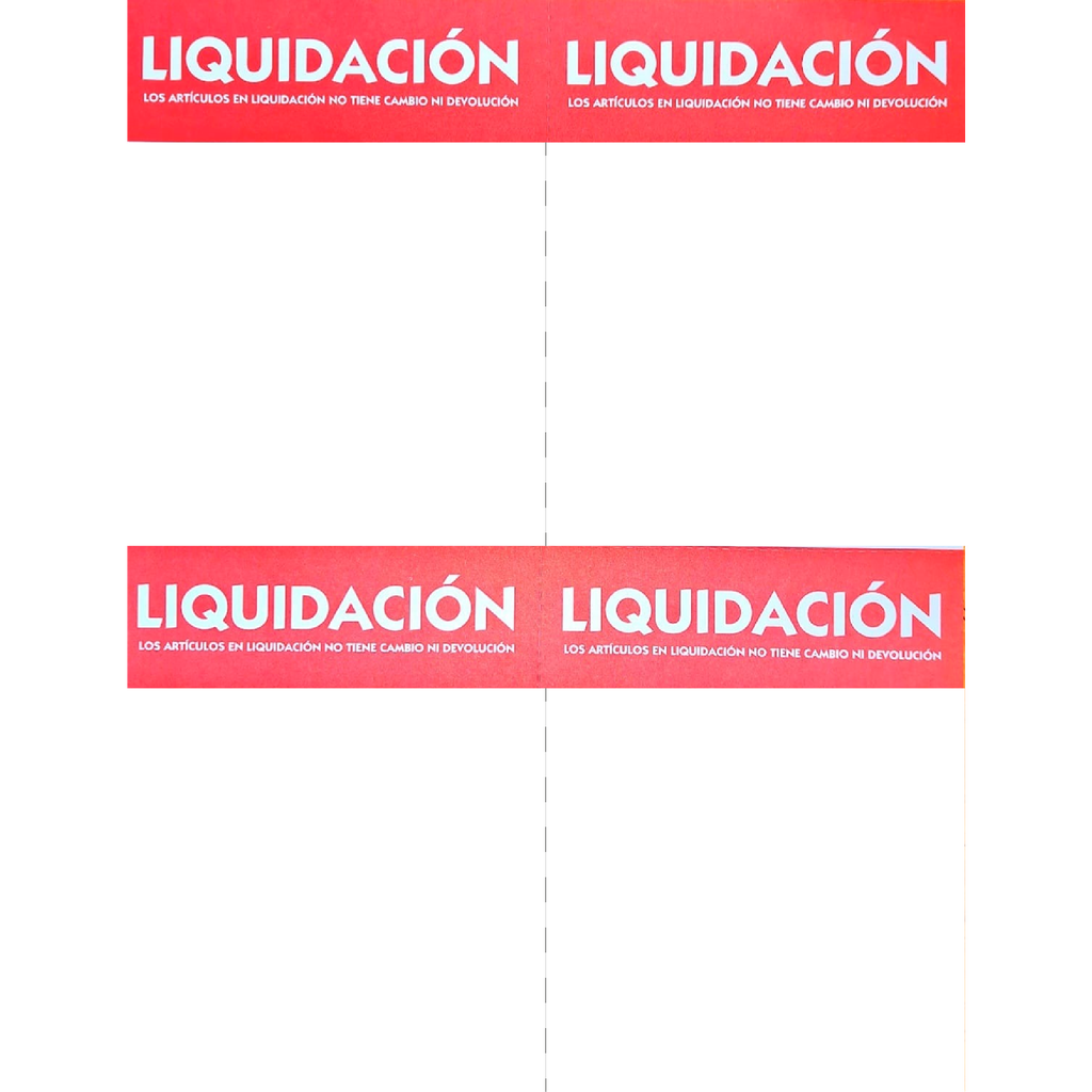 DESC. HABLADOR LIQUIDACIÓN 1/4 CARTA VERTICAL