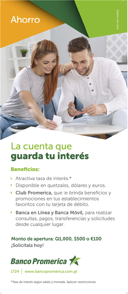 UNIFOLIAR AHORRO AHO- UNI – AH0222