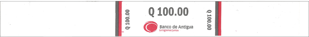PRECINTOS DE 100 QUETZALES BDA P/100