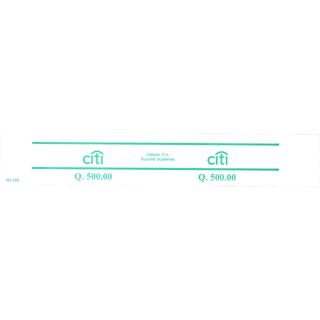 PRECINTO PARA BILLETES Q.500.00 CITI NA P/100