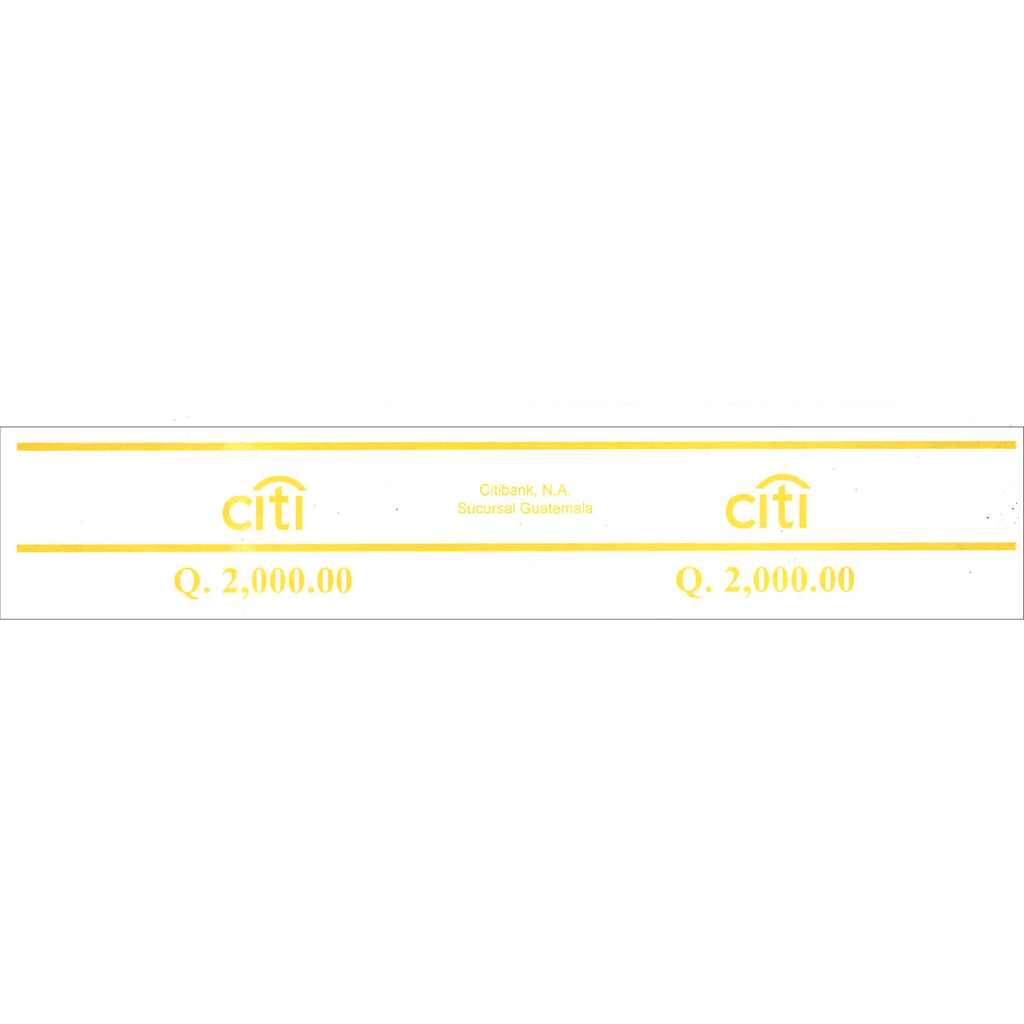 PRECINTO PARA BILLETES Q.2,000 CITI NA
