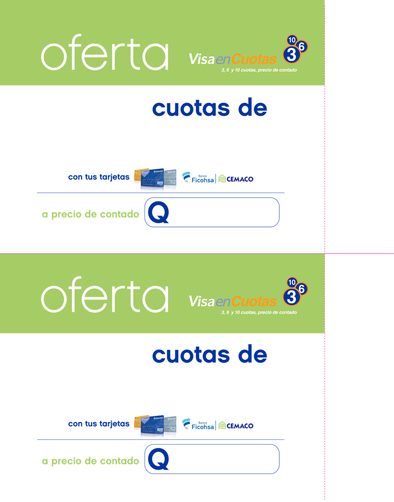 HABLADOR  OFERTA CUOTAS FICOHSA 1/2 882076