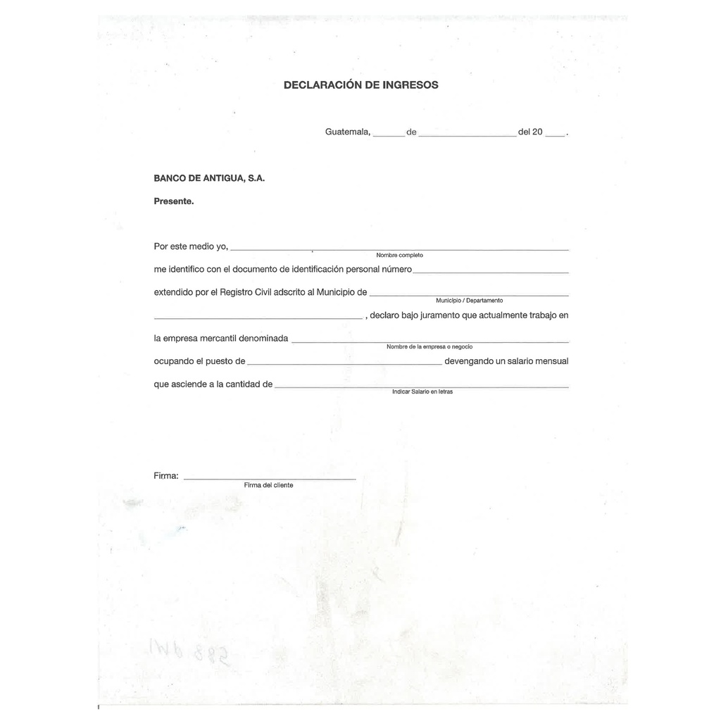 DECLARACION JURADA BDA (TAMAÑO CARTA)