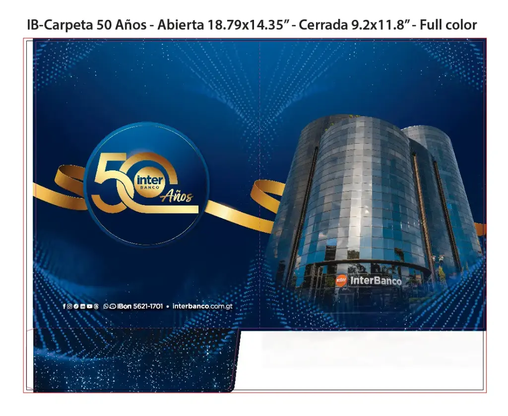 FOLDERS TAMAÑO CARTA CON LOGO AZUL 